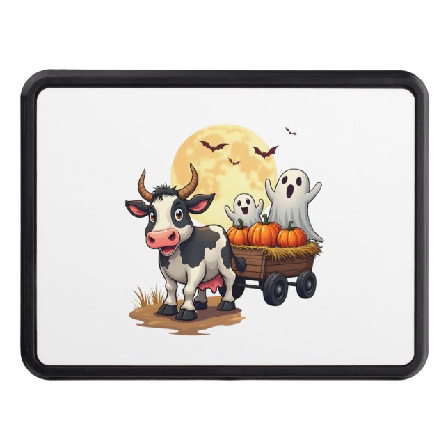 Cache Pour Crochet De Remorquage Haunted Hayride Cow (Devant)