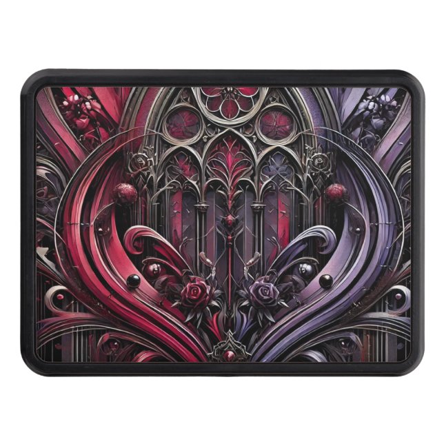 Cache Pour Crochet De Remorquage Hitch Cover de remorque gothique - Durable et élég (Devant)