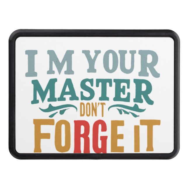 Cache Pour Crochet De Remorquage Hitch Master, Tow Boss, Adventure Await, (Devant)