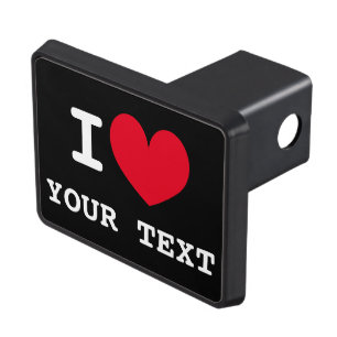 Cache Pour Crochet De Remorquage I heart custom I love car trailer hitch cover