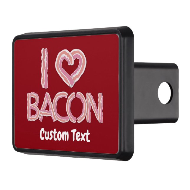 Cache Pour Crochet De Remorquage I Love Bacon (Gauche)