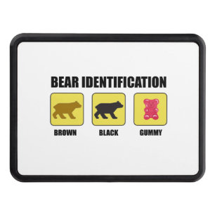 Cache Pour Crochet De Remorquage Identification de l'ours Funny