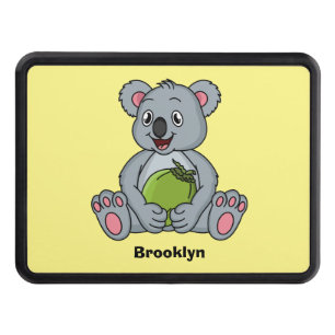 Cache Pour Crochet De Remorquage Illustration de la koala de Cute et de la noix de 