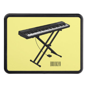 Cache Pour Crochet De Remorquage Illustration de piano clavier