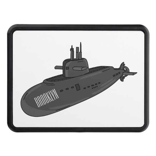 Cache Pour Crochet De Remorquage Illustration sous-marine (Devant)