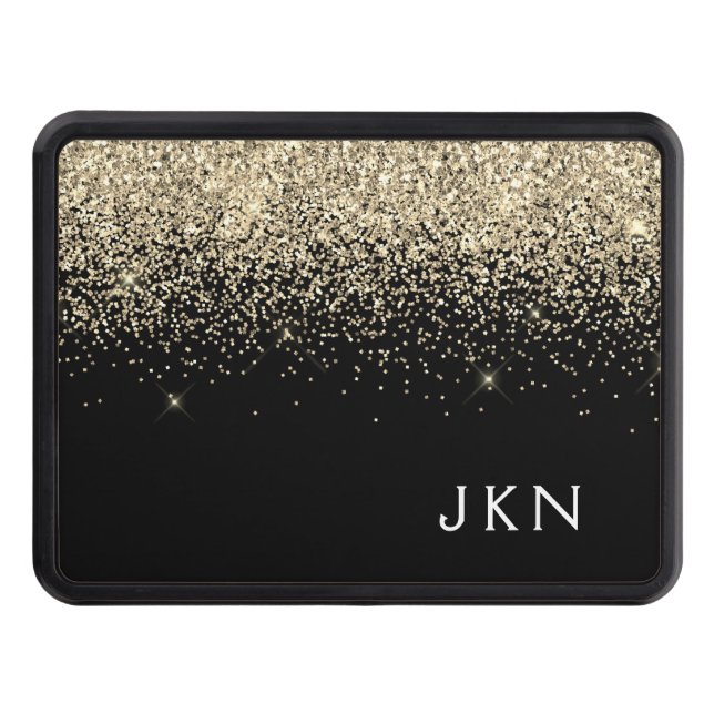 Cache Pour Crochet De Remorquage Initiales Monogrammes pour filles Parties scintill (Devant)