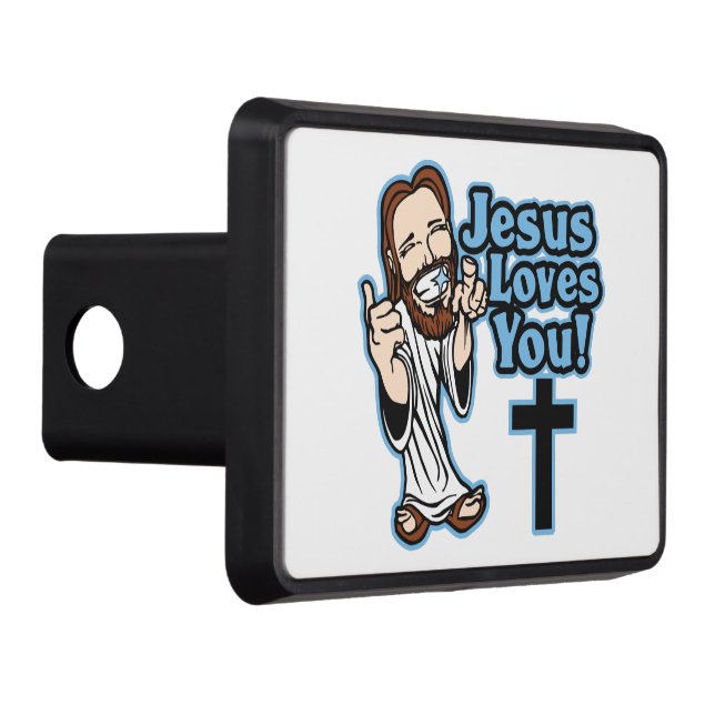 Cache Pour Crochet De Remorquage Jésus vous aime (Droite)