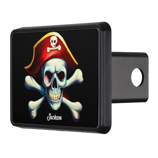 Cache Pour Crochet De Remorquage Jolly roger (Gauche)