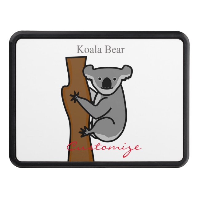 Cache Pour Crochet De Remorquage Koala Bear Escalade Tree Thunder_Cove (Devant)