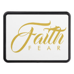 Cache Pour Crochet De Remorquage La foi sur la peur or et blanc