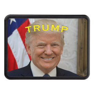Cache Pour Crochet De Remorquage Le portrait du président Trump souriant