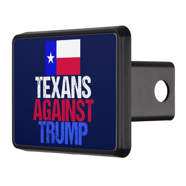 Cache Pour Crochet De Remorquage Les Texans contre Trump Blue (Gauche)