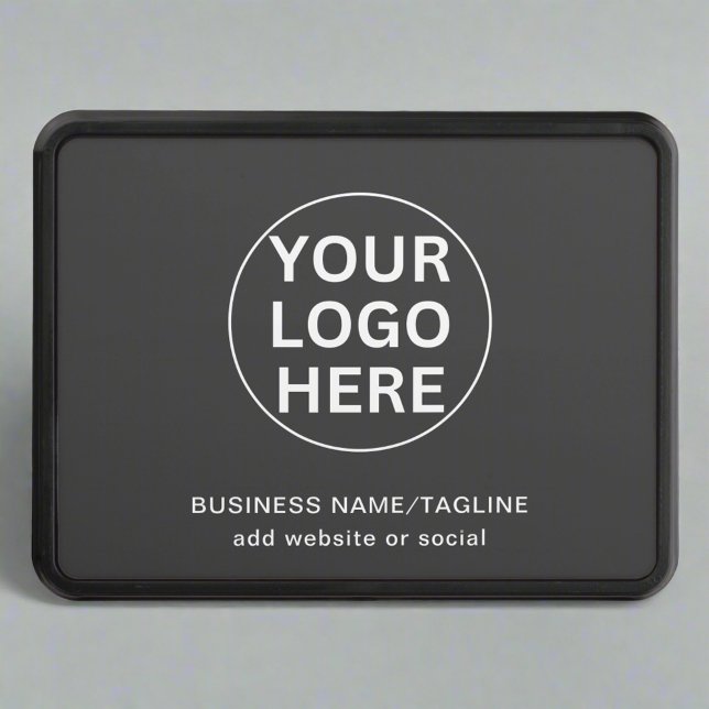 Cache Pour Crochet De Remorquage Logo gris l Promotionnels Entreprise Entreprise (Créateur téléchargé)
