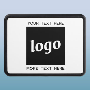 Cache Pour Crochet De Remorquage Logo Simple Avec Entreprise Texte
