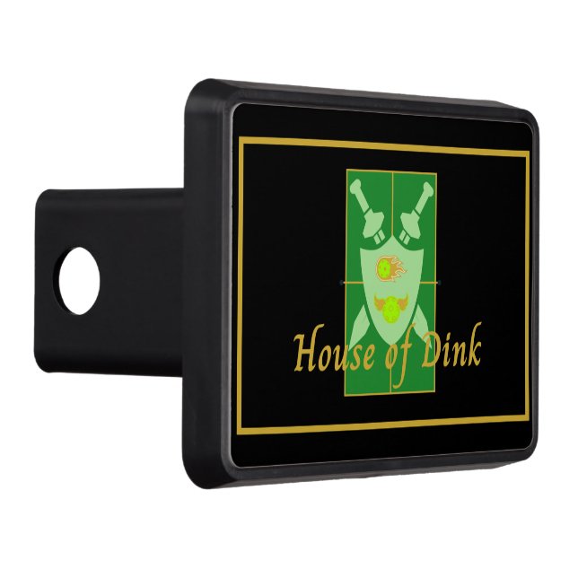 Cache Pour Crochet De Remorquage Maison de Dink Pickleball Crest (Droite)