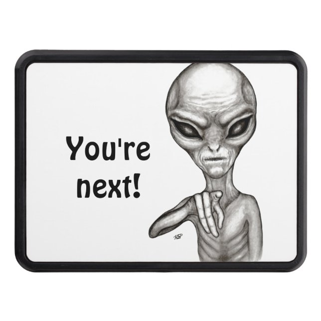 Cache Pour Crochet De Remorquage Mauvais Alien, Tu es le prochain ! (Devant)