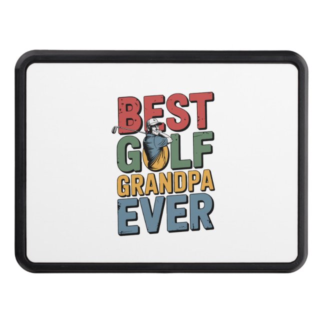 Cache Pour Crochet De Remorquage Meilleur Grand-Père De Golf (Devant)