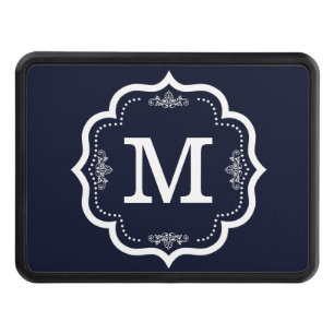 Cache Pour Crochet De Remorquage Monogramme bleu   de marine