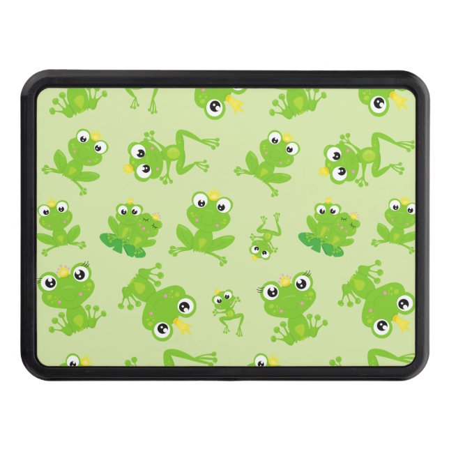 Cache Pour Crochet De Remorquage Motif de grenouille, Grenouilles mignonnes, Grenou (Devant)