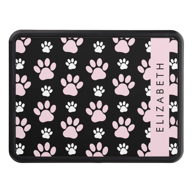Cache Pour Crochet De Remorquage Motif De Pailles, Pailles Roses, Pailles De Chien, (Devant)