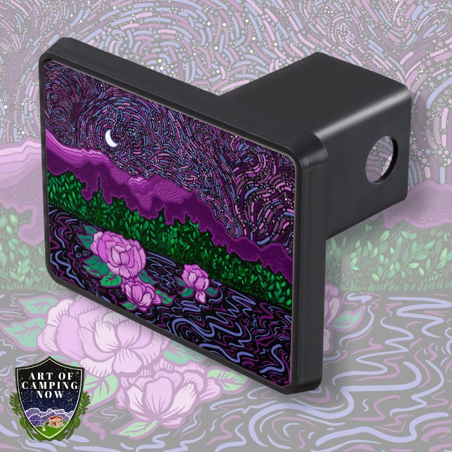 Cache Pour Crochet De Remorquage Nuit étoilée Dehors Hitch Cover (Créateur téléchargé)