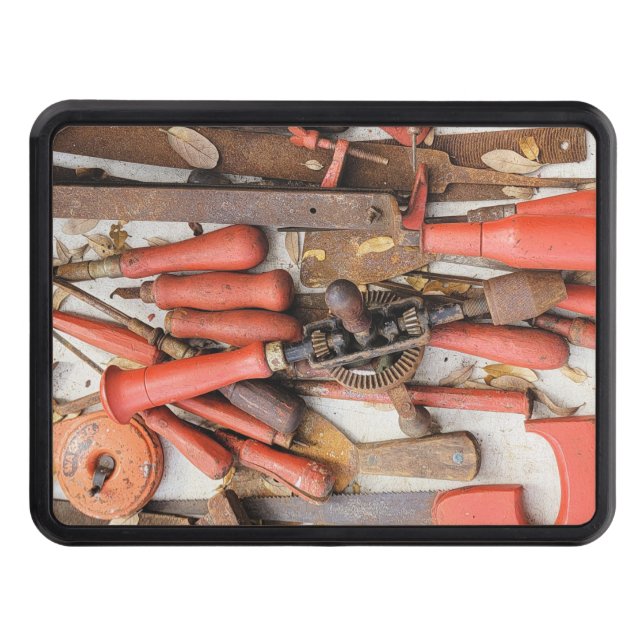 Cache Pour Crochet De Remorquage Outils Outil Russe antique Red Man (Devant)