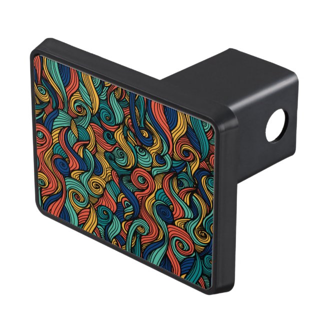 Cache Pour Crochet De Remorquage Paisley haché (haut Droit)