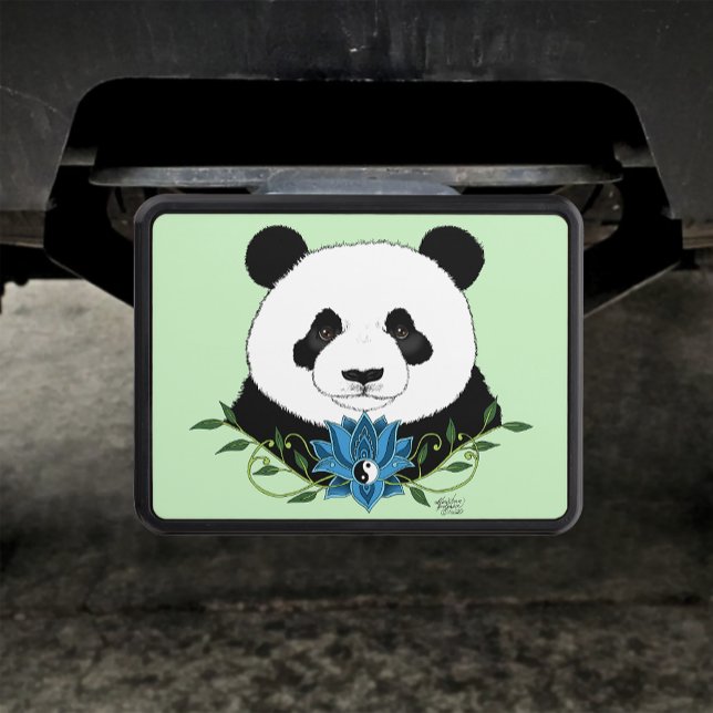 Cache Pour Crochet De Remorquage Panda Bear Lotus (Créateur téléchargé)