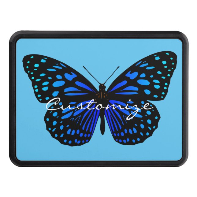 Cache Pour Crochet De Remorquage Papillon bleu Thunder_Cove (Devant)