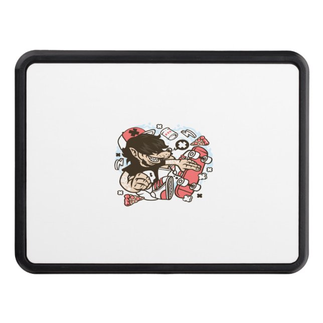 Cache Pour Crochet De Remorquage Patinage Wolf (Devant)