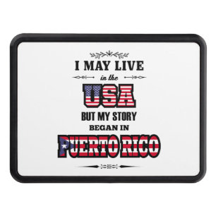 Cache Pour Crochet De Remorquage Patrimoine portoricain Porto Rico USA Citation