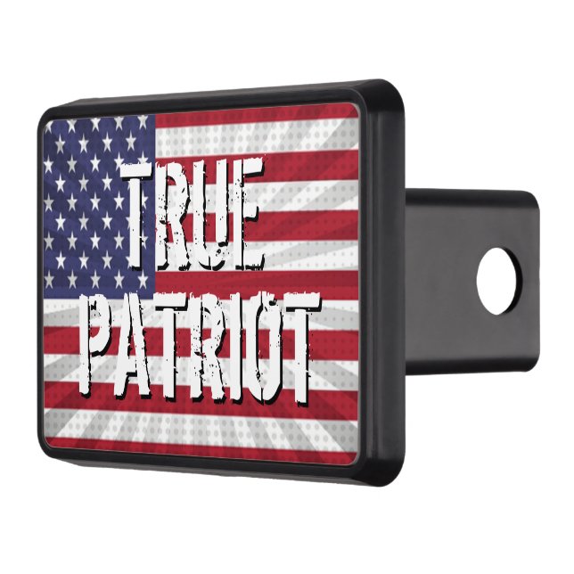Cache Pour Crochet De Remorquage Patriote authentique drapeau américain Patriotique (Gauche)