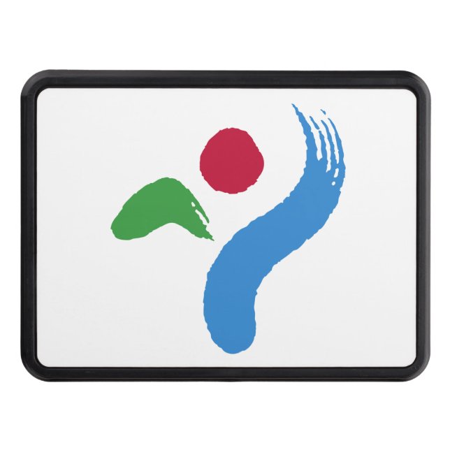 Cache Pour Crochet De Remorquage Patriotic hitch cover with Flag of Seoul (Devant)