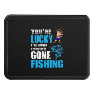 Cache Pour Crochet De Remorquage Pêche Art J'Aurais Pu Aller Pêcher