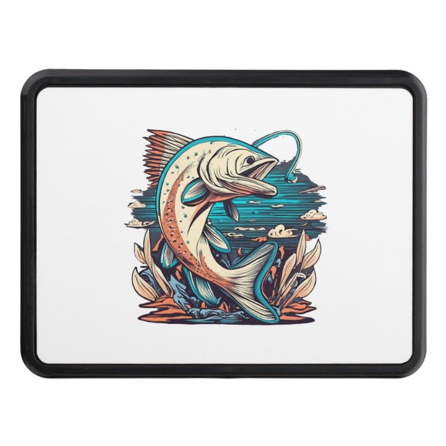 Cache Pour Crochet De Remorquage Pêche Love Poisson (Devant)