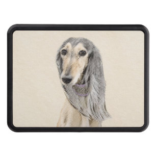Cache Pour Crochet De Remorquage Peinture de Saluki (Faune) - Cute Original Chien A
