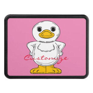 Cache Pour Crochet De Remorquage Petit canard blanc debout Thunder_Cove