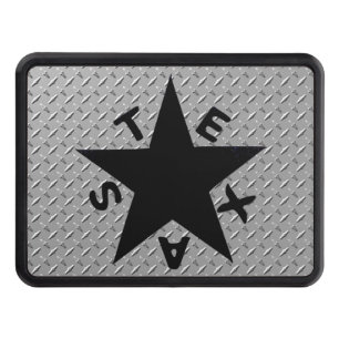 Cache Pour Crochet De Remorquage Plaque de diamant Texas Star