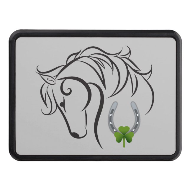 Cache Pour Crochet De Remorquage Plaque de licence shamrock (Devant)