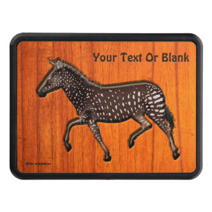 Cache Pour Crochet De Remorquage Polka sculpté point Zebra