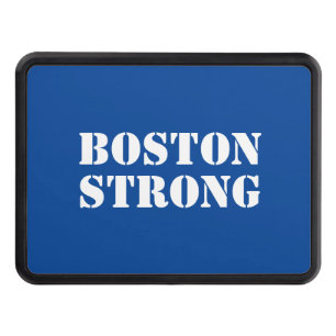 Cache Pour Crochet De Remorquage remorque bleue blanche "Boston Strong"