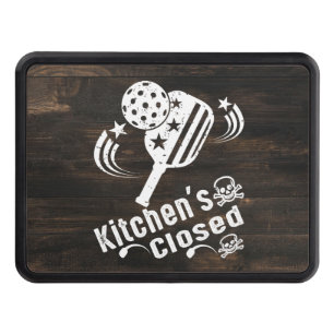 Cache Pour Crochet De Remorquage Retro Vintage Funny Pickleball Cuisine fermée