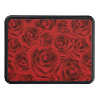 Cache Pour Crochet De Remorquage roses rouges motifs, fleurs d'amour, petite amie g