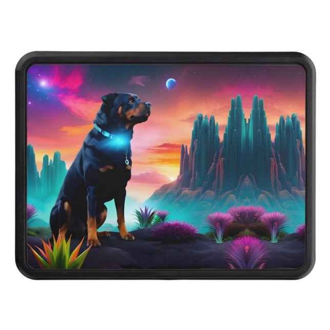 Cache Pour Crochet De Remorquage Rottweiler sur un monde Alien (Devant)