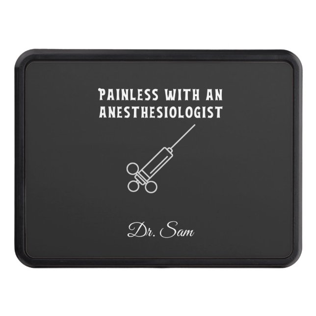 Cache Pour Crochet De Remorquage Sans peinture avec un anesthésiste, anesthésiologi (Devant)