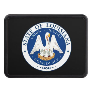 Cache Pour Crochet De Remorquage Sceau d'État de Louisiane