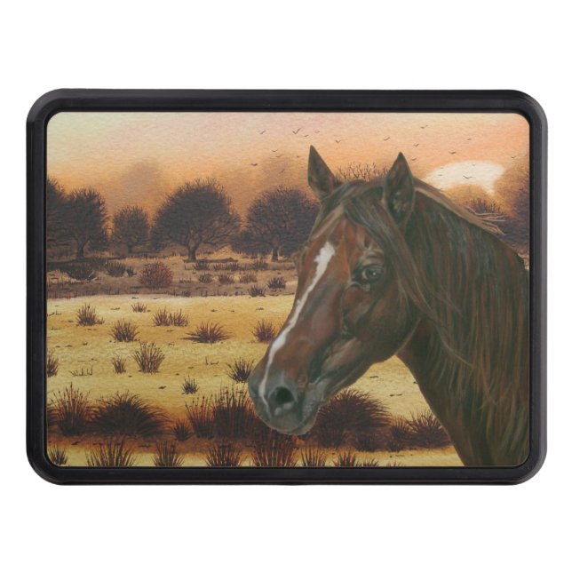 Cache Pour Crochet De Remorquage scenic porchestnut mare (Devant)