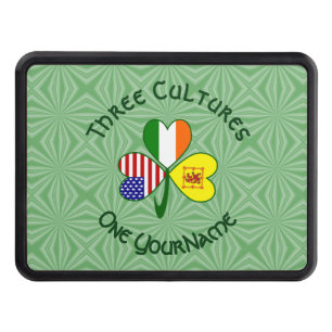 Cache Pour Crochet De Remorquage Scot Lion Irish American Flag Shamrock Personnalis