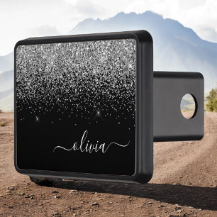 Cache Pour Crochet De Remorquage Script Monogram Girly Name