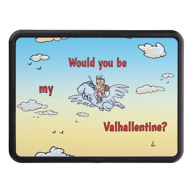 Cache Pour Crochet De Remorquage Seriez-vous mon Valhallentine ? (Devant)